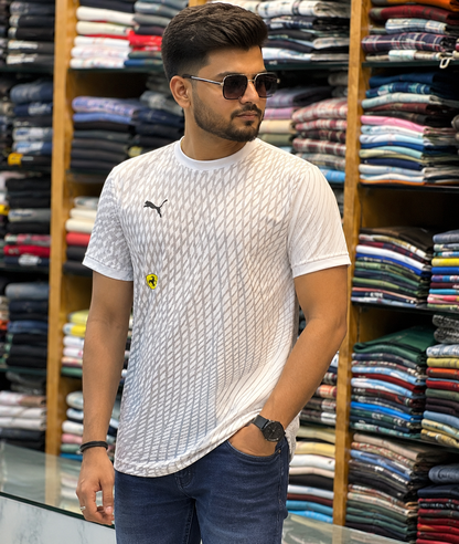 Regular Fit T-Shirt (White, L)
